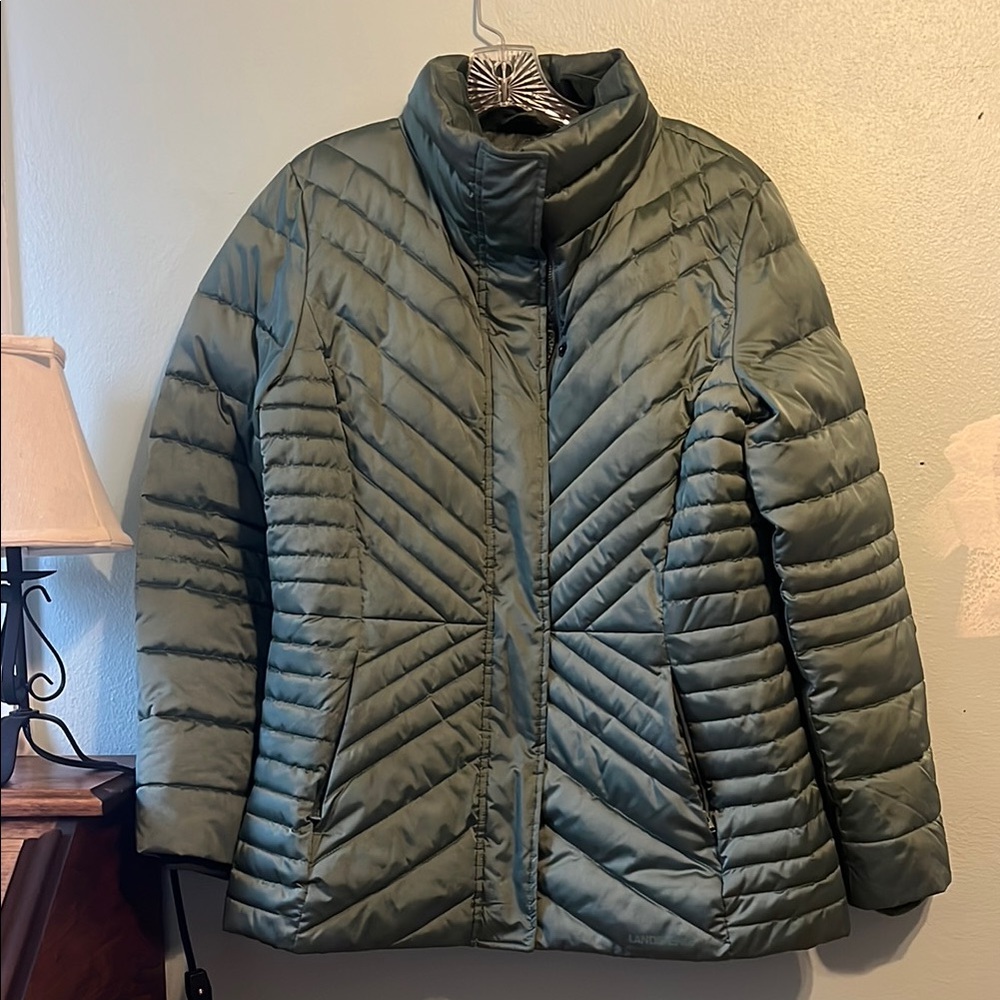Sage Green Quilted Women's Jacket